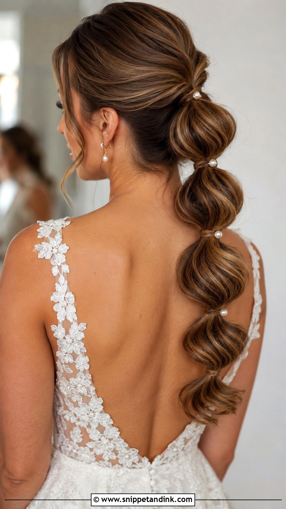 Bubble Ponytail Wedding Hairstyle - Snippet and Ink - 35 Hair Styles for Wedding