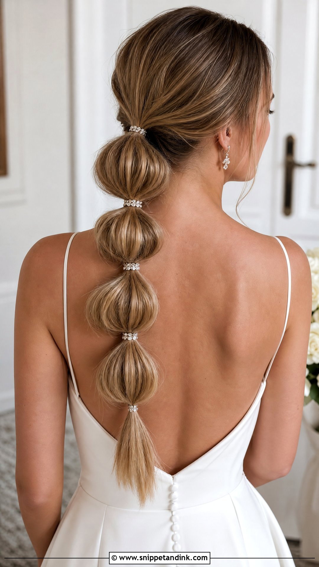Bubble Ponytail Wedding Hairstyle - Snippet and Ink - 20 Trendy Hairstyles for Wedding