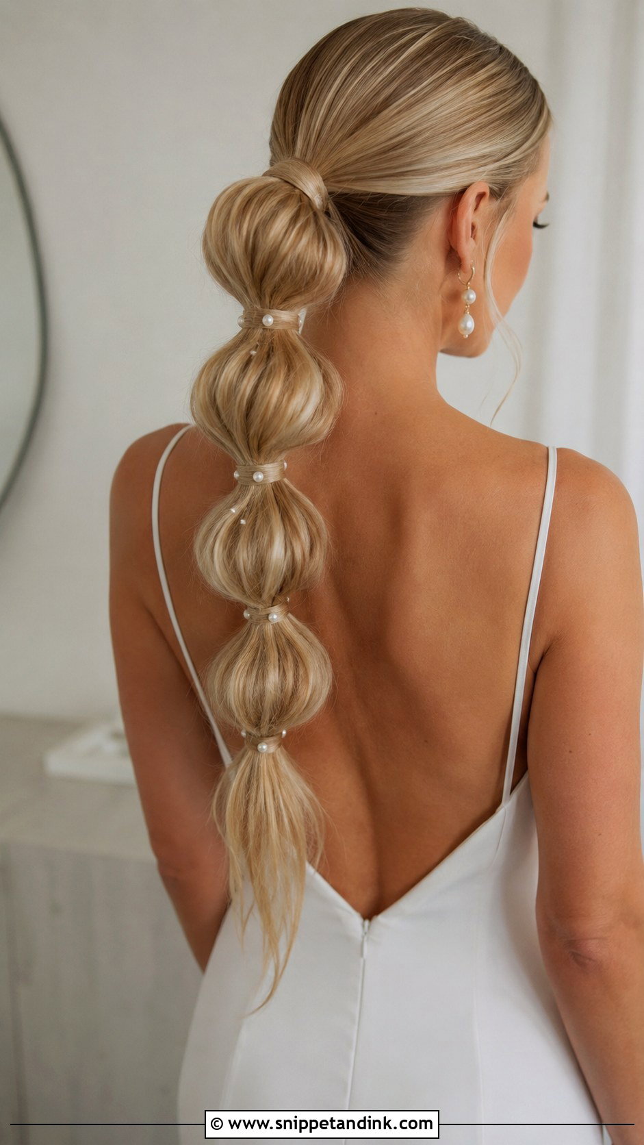 Bubble Ponytail Wedding Style - Snippet and Ink - 20 Pony Wedding Hairstyles