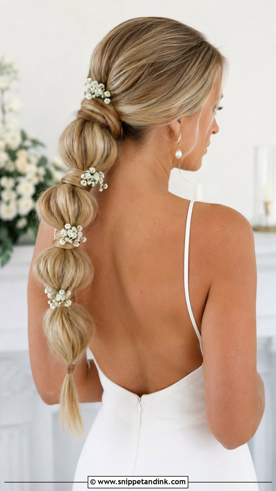 Bubble Ponytail for Modern Brides - Snippet and Ink - 20 Pony Updo Wedding Ideas