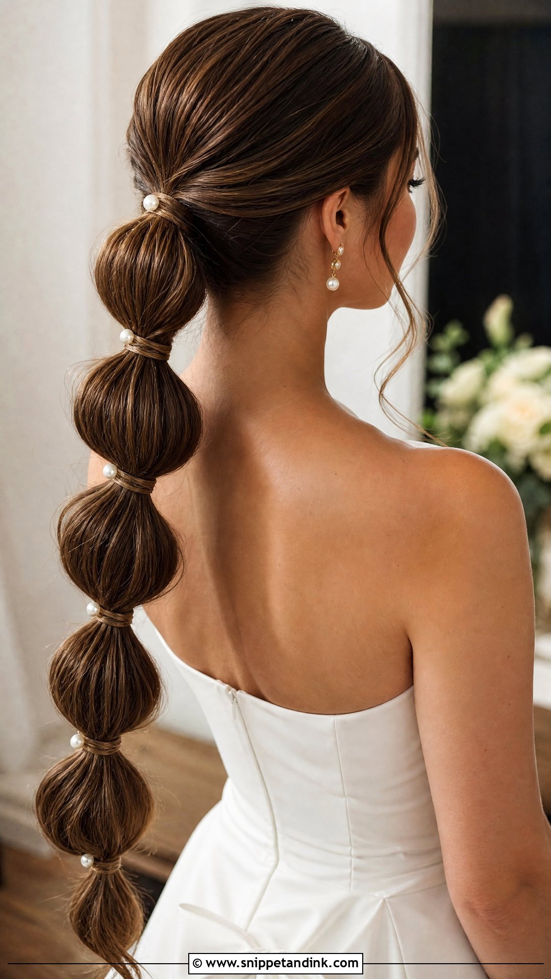 Bubble Wedding Ponytail - Snippet and Ink - 20 Tail Wedding Hairstyles