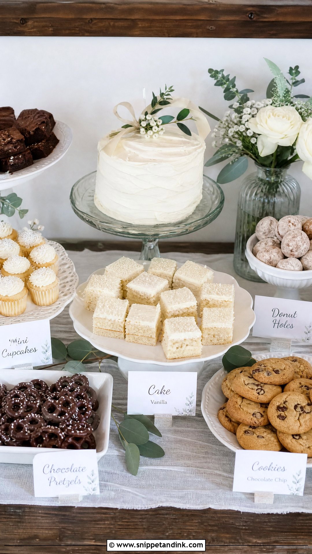 Budget Wedding Dessert Table - Snippet and Ink - 30 Wedding Dessert Table Ideas