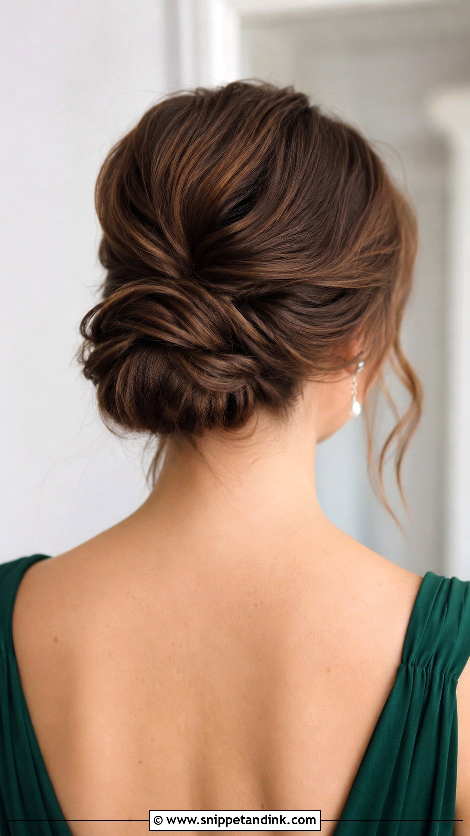 Bun Bridesmaid Hair For Medium Hair - Snippet and Ink - 20 Bun Bridesmaid Hair Ideas