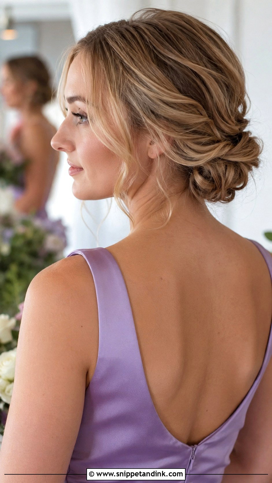 Bun Bridesmaid Hair For Short Hair - Snippet and Ink - 20 Bun Bridesmaid Hair Ideas