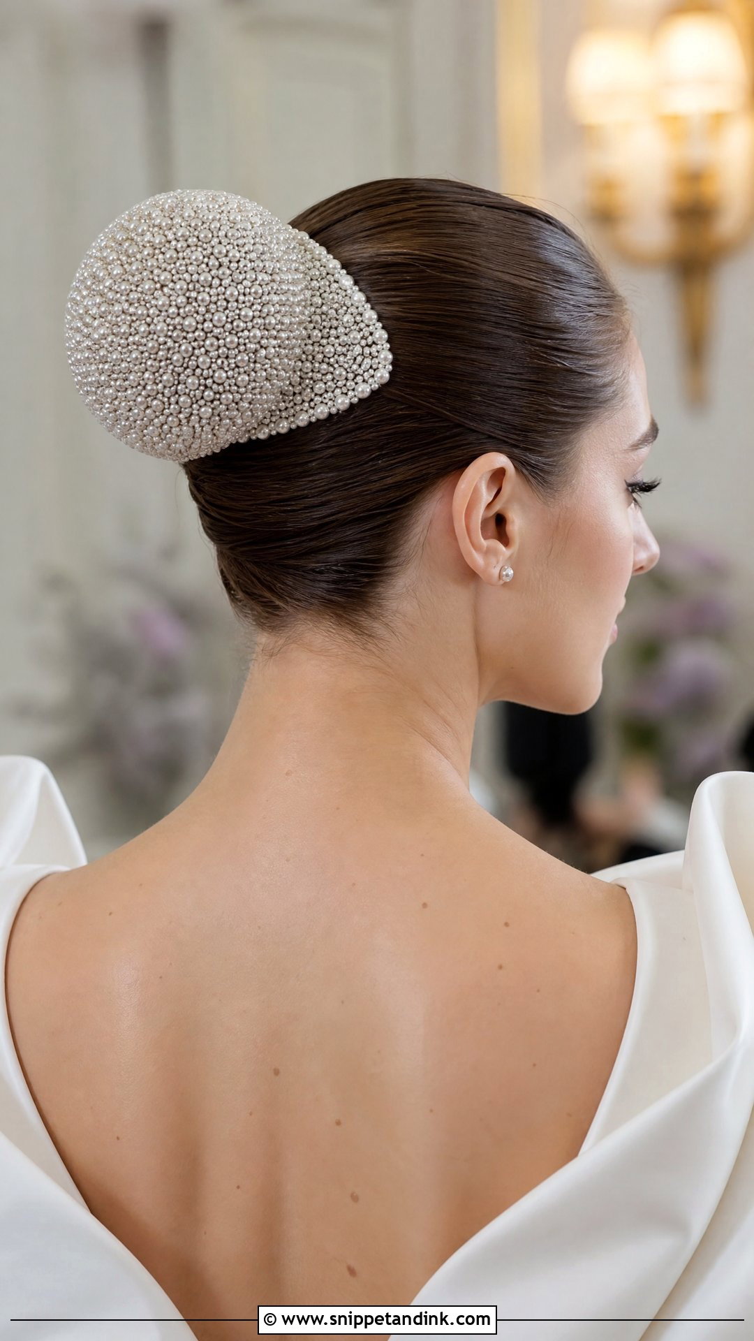 Bun Cover for Bridal Bun - Snippet and Ink - 30 Hair Accessories for Wedding