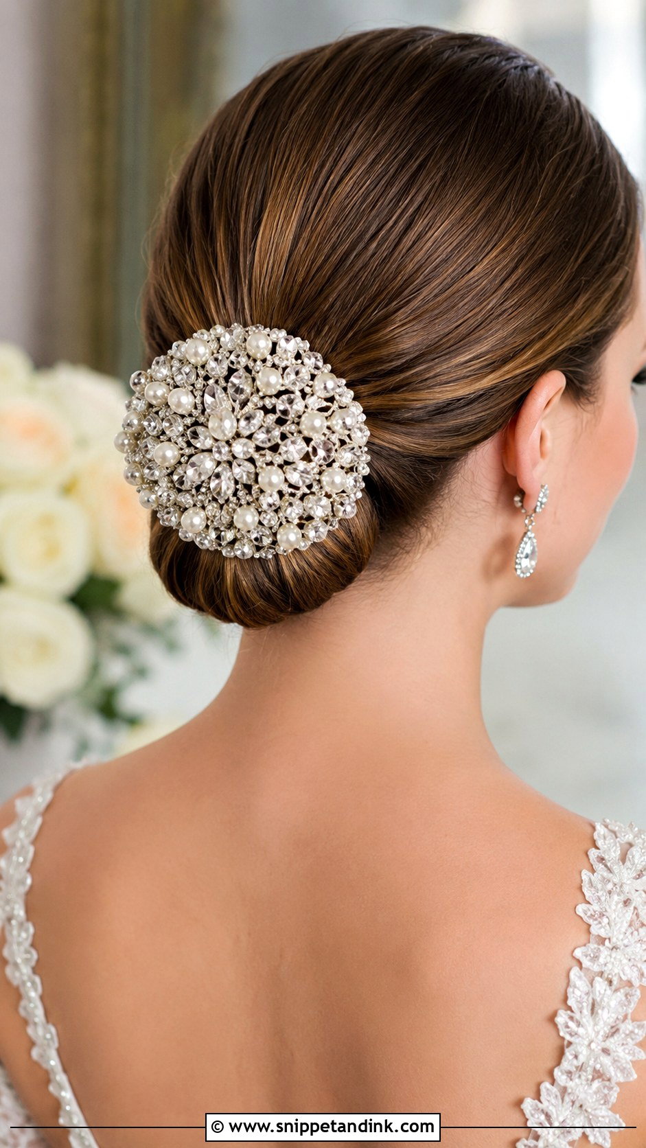 Bun Cover - Snippet and Ink - 30 Bridal Hair Accessories