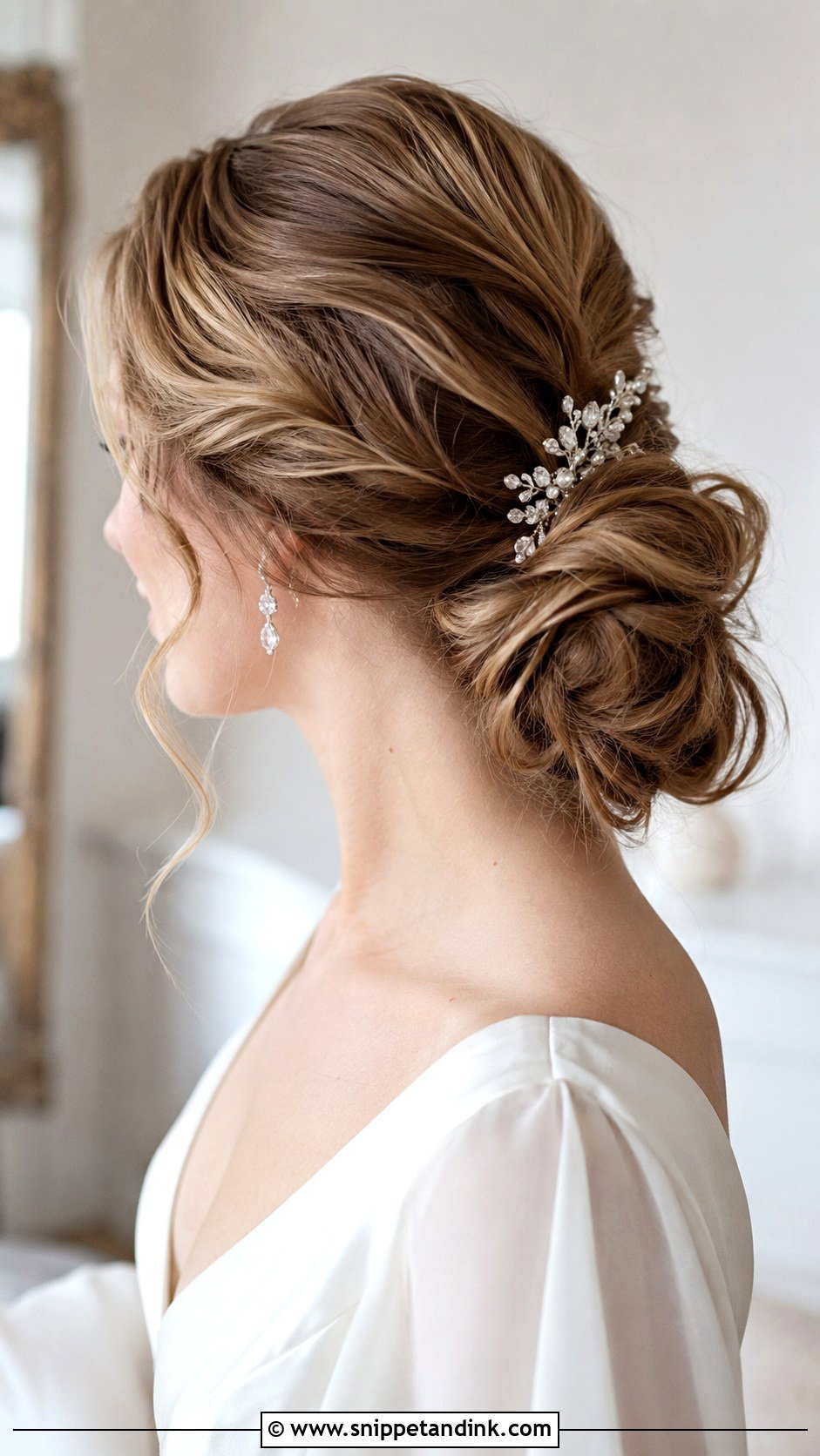 Bun Wedding Hair For Medium Hair - Snippet and Ink - 15 Hair Buns for Wedding