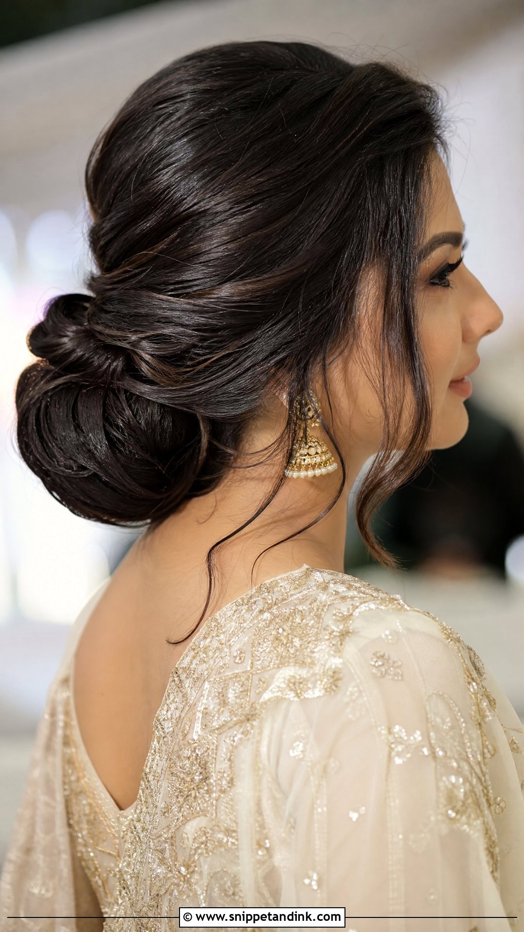 Bun Wedding Hairstyle For Long Hair - Snippet and Ink - 15 Classy Bun Wedding Hairstyles