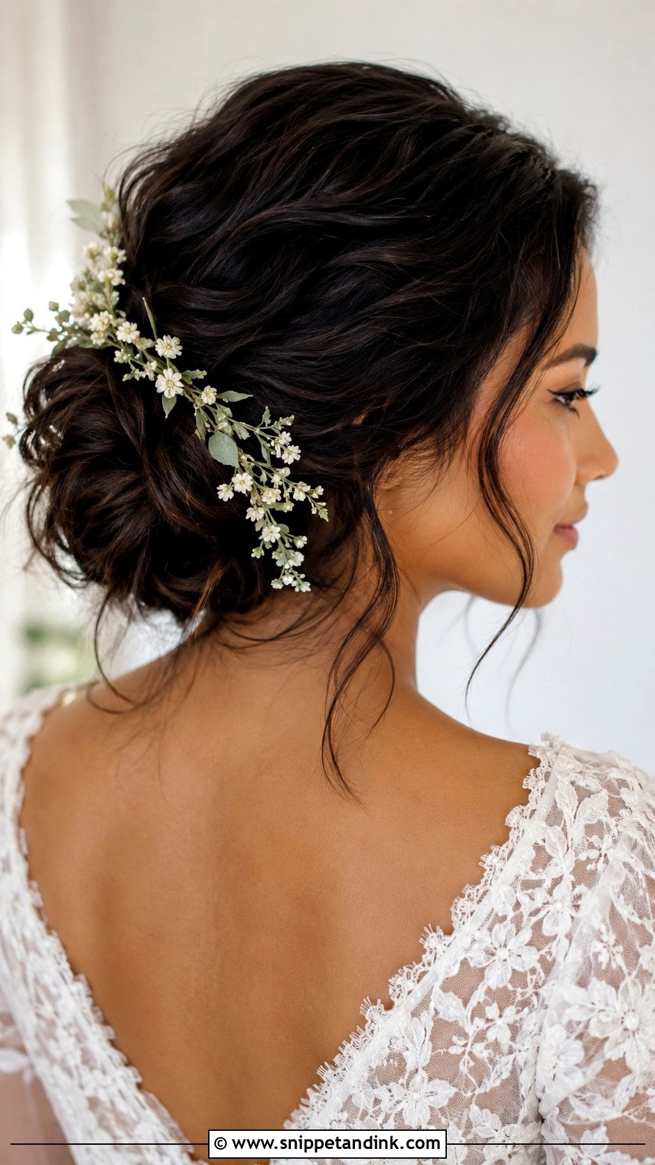 Bun With Flowers Tutorial - Snippet and Ink - 15 Hair Bun Tutorial Wedding Ideas
