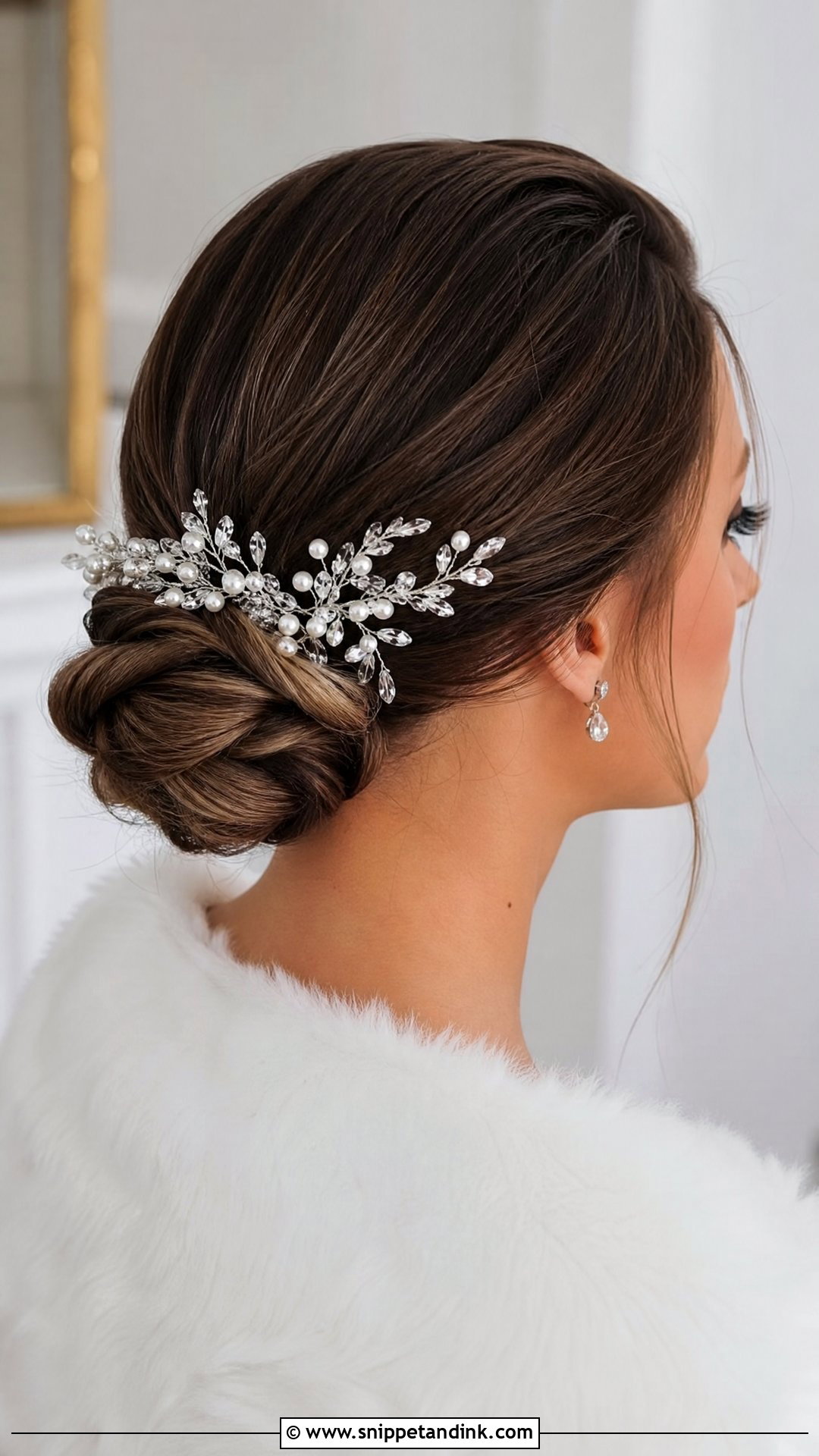 Bun With Hair Accessories for Wedding - Snippet and Ink - 25 Buns Hairstyles for Wedding