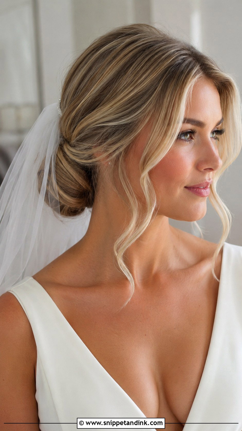Bun With Veil Tutorial - Snippet and Ink - 15 Hair Bun Tutorial Wedding Ideas