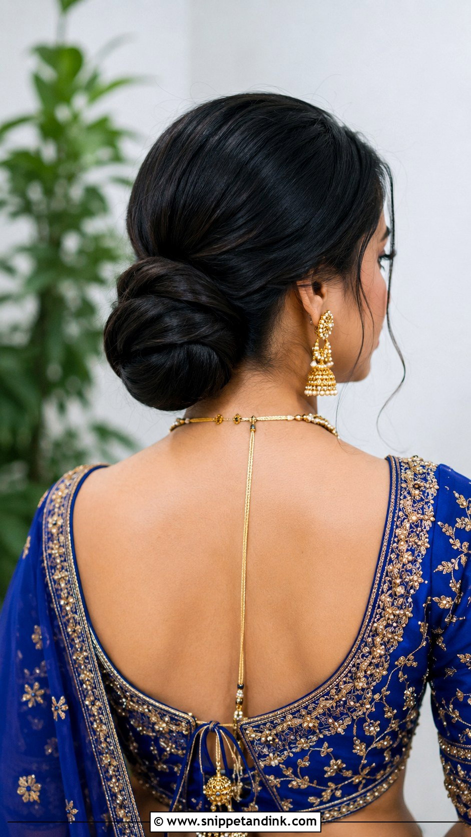 Bun for Lehenga Look - Snippet and Ink - 25 Indian Bun Hairstyles for Wedding