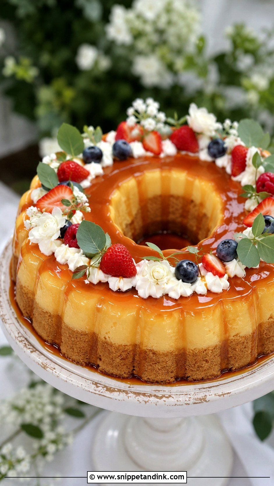 Bundt Flan Wedding Cake - Snippet and Ink - 20 Wedding Flan Cake Ideas
