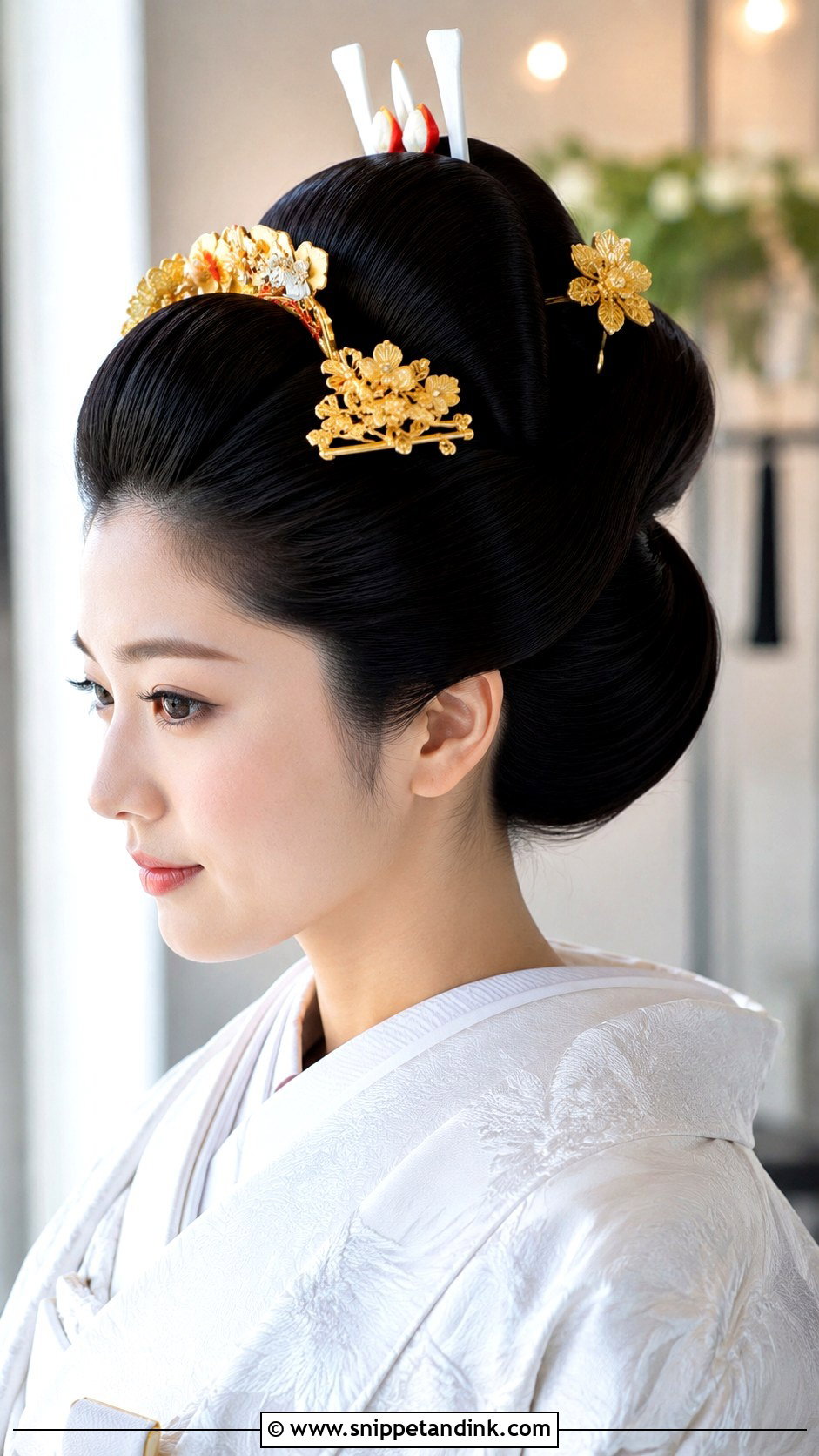 Bunkin Takashimada Wedding Hair - Snippet and Ink - 15 Japanese Wedding Hair Ideas