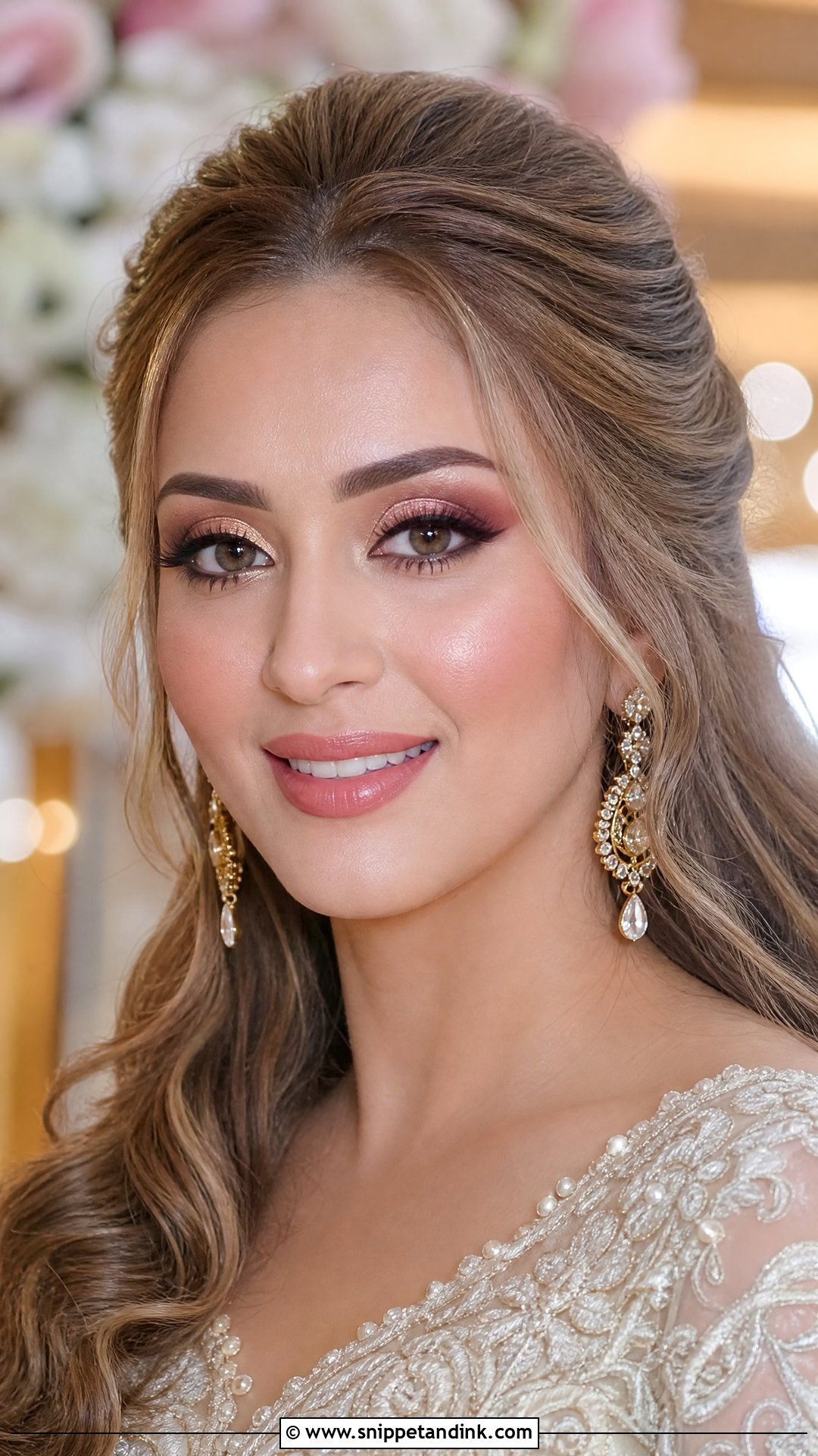 Burgundy And Gold Wedding Makeup - Snippet and Ink - 20 Burgundy Wedding Makeup Look Ideas