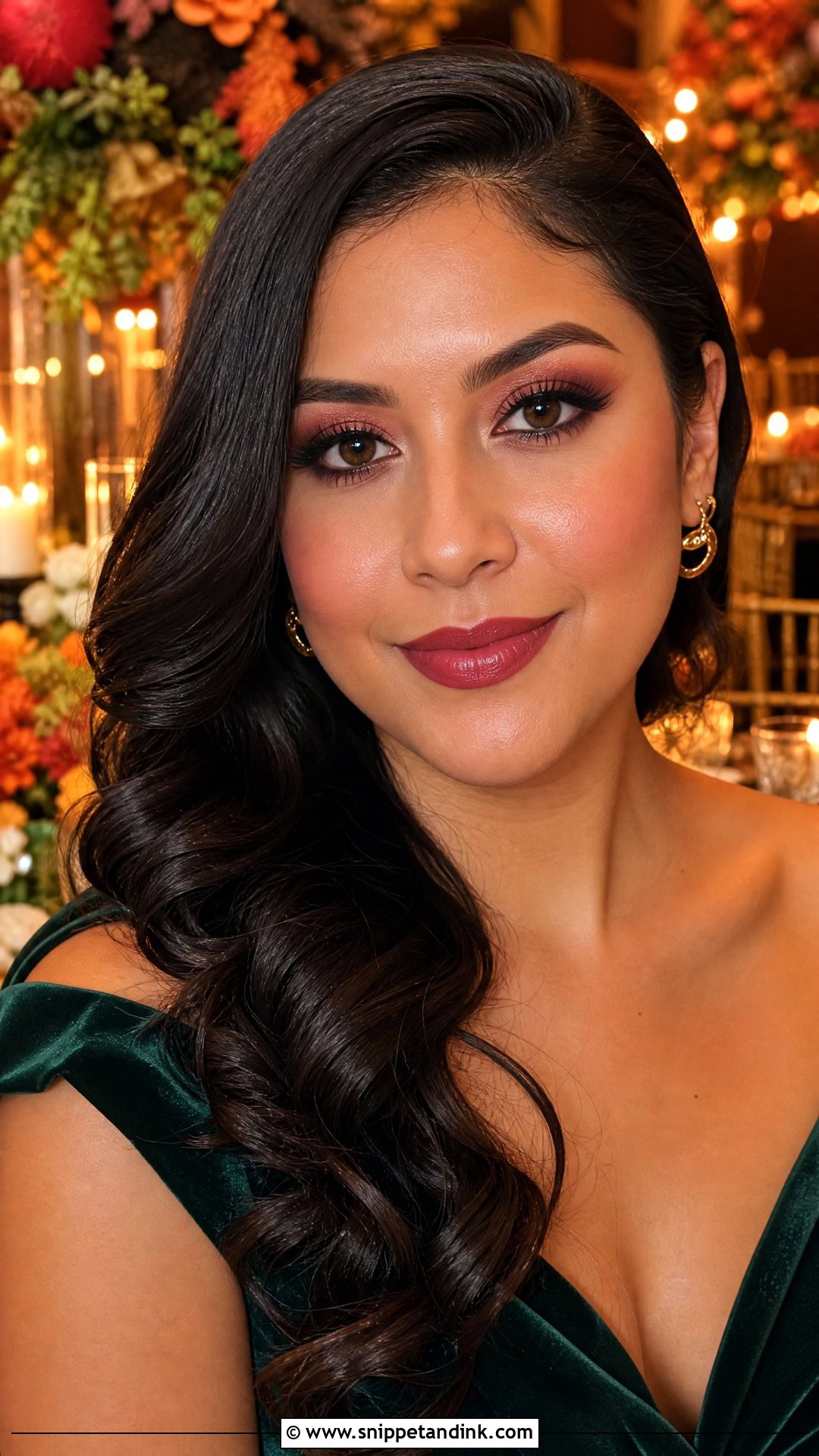 Burgundy Bridesmaid Makeup - Snippet and Ink - 20 Bridal Party Bridesmaid Makeup Make Up Ideas