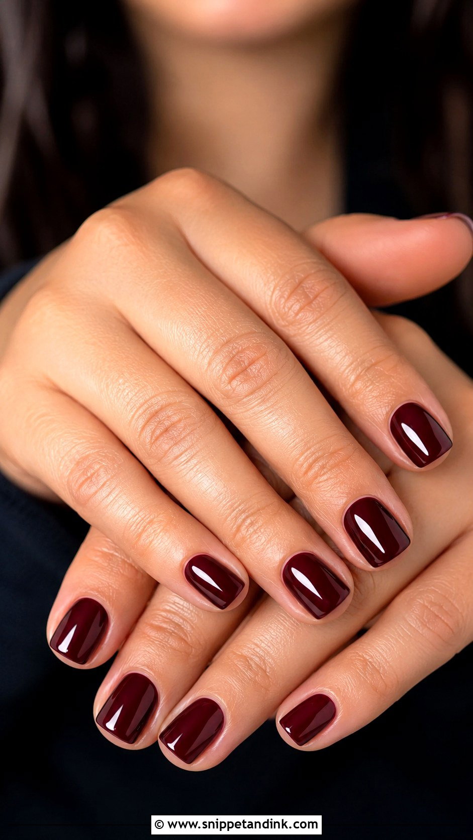 Burgundy Bridesmaid Nails - Snippet and Ink - 30 Classy Bridesmaid Nails