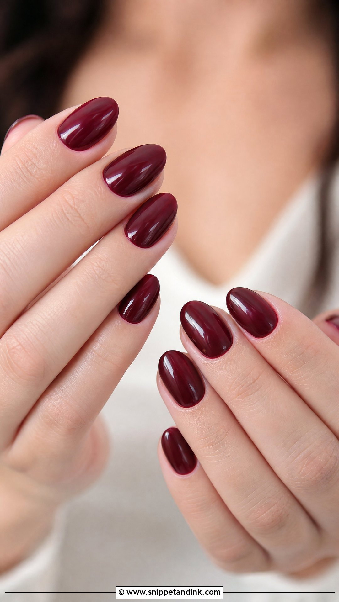 Burgundy Bridesmaids Nails - Snippet and Ink - 30 Bridesmaids Nails