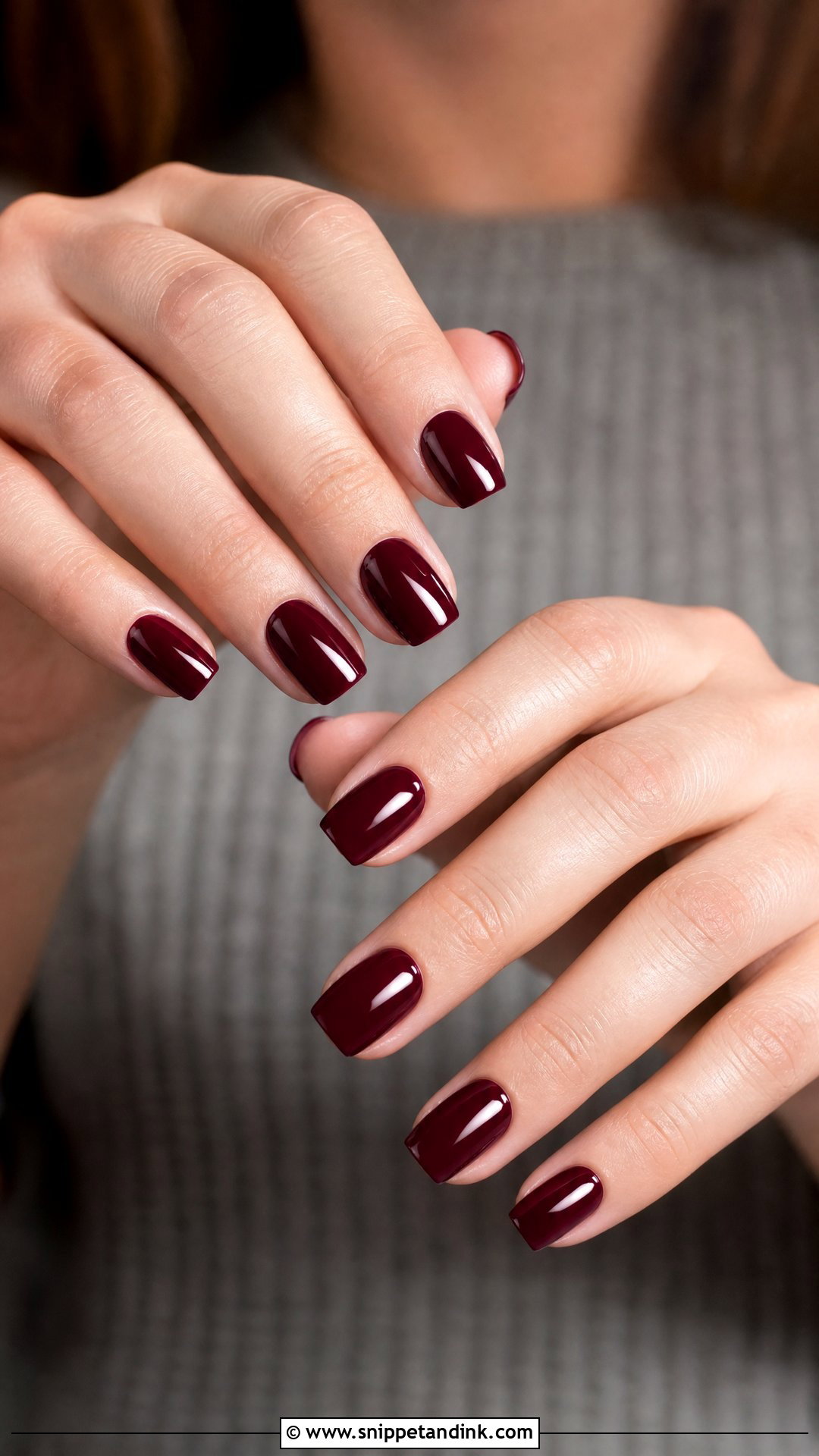 Burgundy Engagement Nails - Snippet and Ink - 35 Engagement Nails
