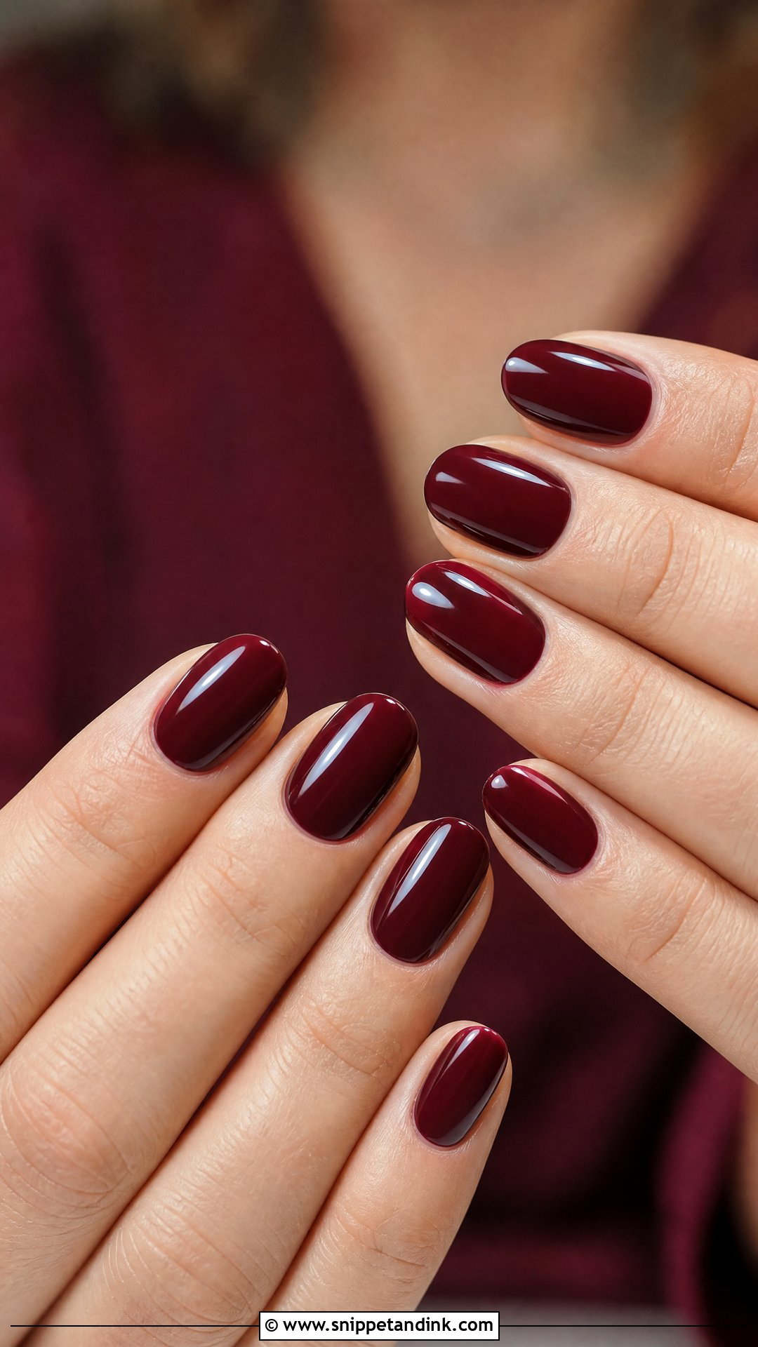 Burgundy Fall Wedding Nails - Snippet and Ink - 25 Fall Wedding Nails for Bride