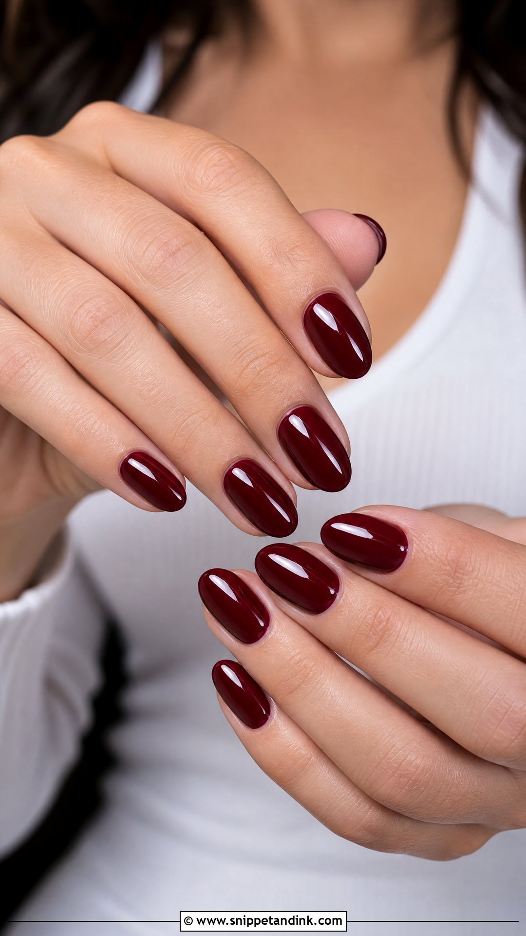 Burgundy Proposal Nails - Snippet and Ink - 25 Nails for Proposal