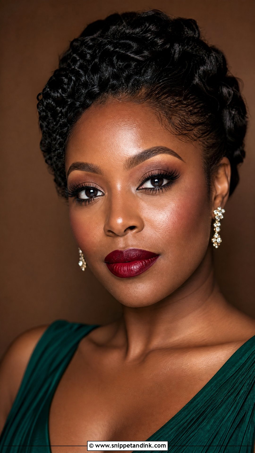 Burgundy Red Lip Wedding Makeup - Snippet and Ink - 20 Wedding Makeup Red Lips