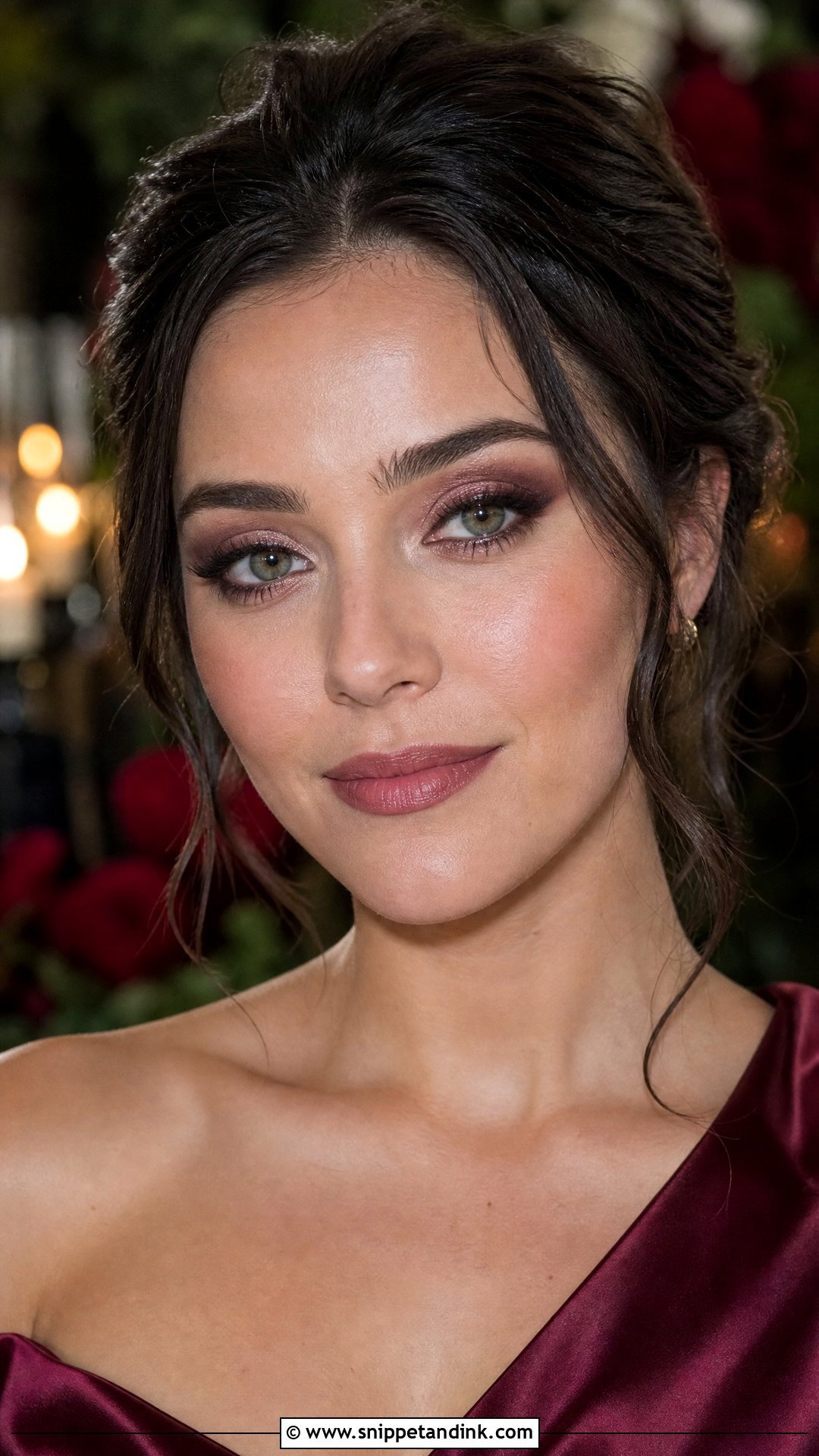 Burgundy Wedding Guest Makeup for Green Eyes - Snippet and Ink - 25 Wedding Guest Makeup for Green Eyes