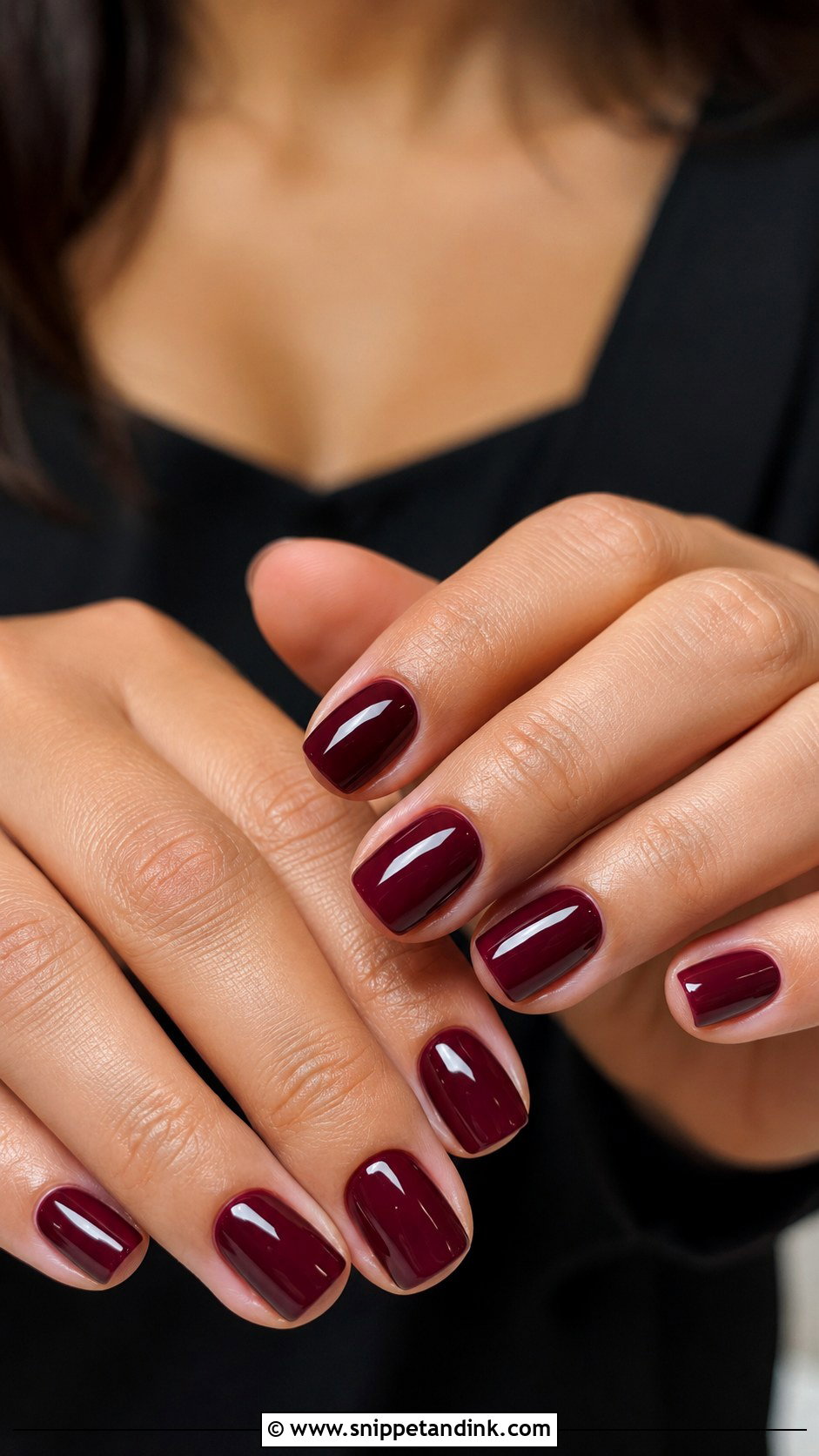 Burgundy Wedding Guest Nails - Snippet and Ink - 20 Nail Designs for Wedding Guest