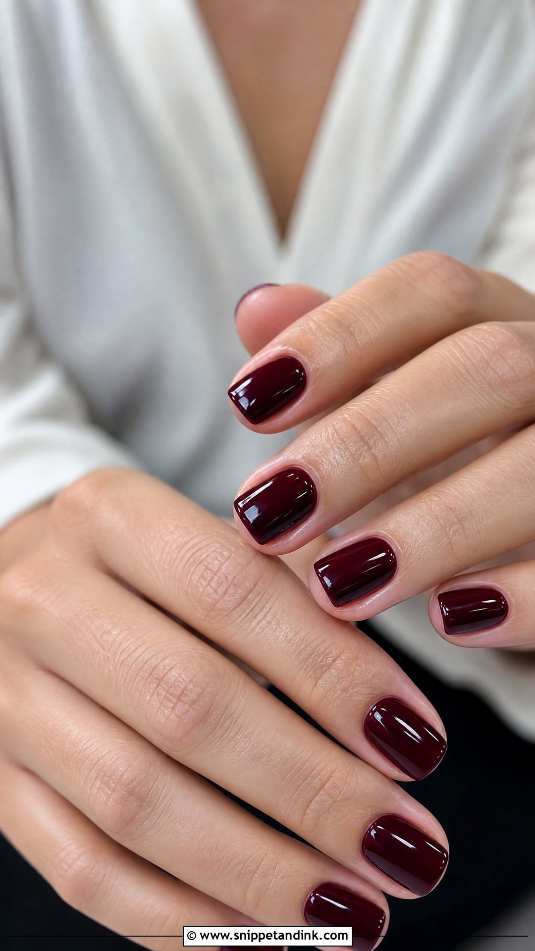 Burgundy Wedding Guest Nails - Snippet and Ink - 25 Nails for a Wedding Guest