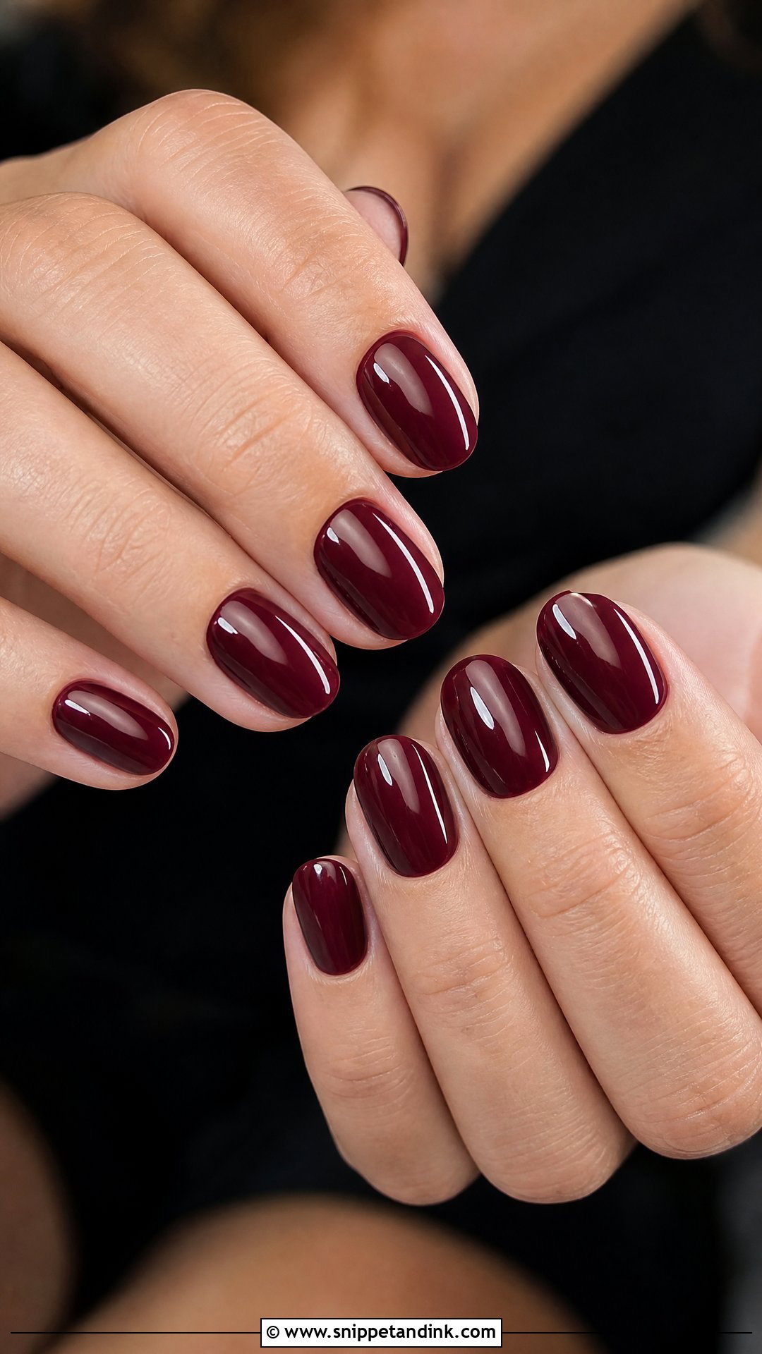 Burgundy Wedding Guest Nails - Snippet and Ink - 25 Wedding Guest Nail Ideas