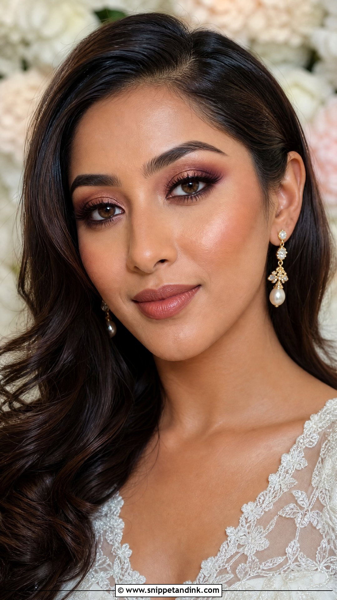 Burgundy Wedding Makeup For Brown Eyes - Snippet and Ink - 20 Burgundy Wedding Makeup Look Ideas