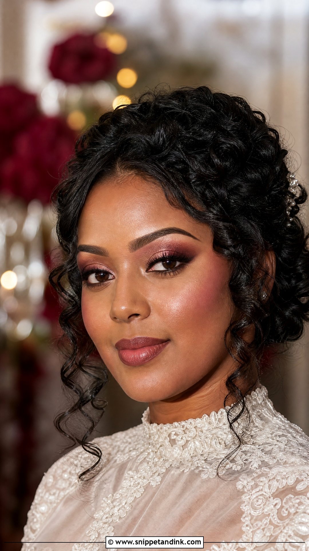 Burgundy Wedding Makeup For Brown Eyes - Snippet and Ink - 20 Wedding Day Makeup for Bride Brown Eyes