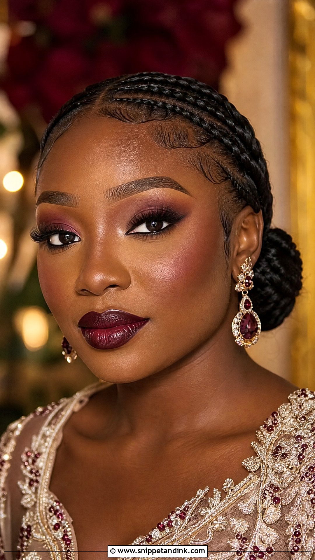 Burgundy Wedding Makeup For Dark Skin - Snippet and Ink - 20 Wedding Makeup for Dark Skin Ideas