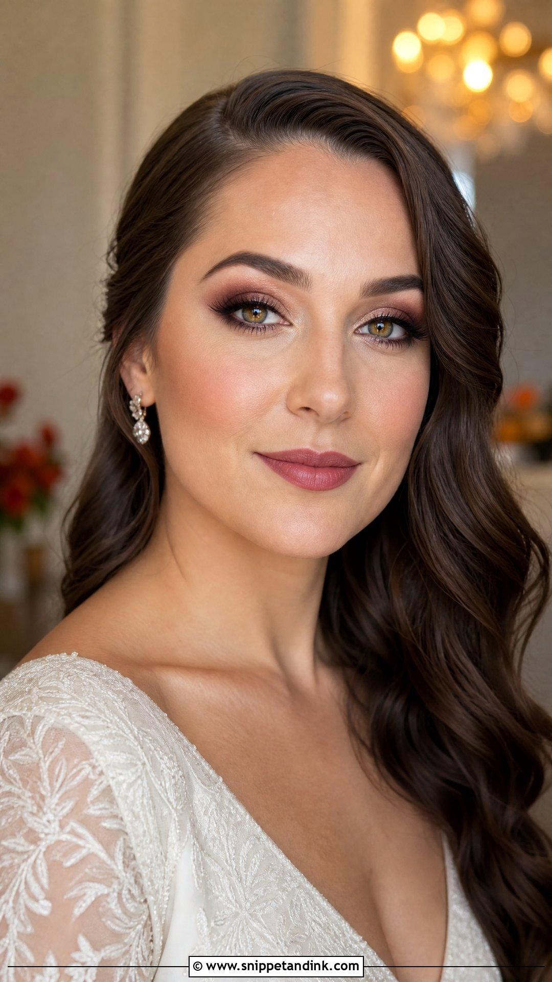 Burgundy Wedding Makeup for Hazel Eyes - Snippet and Ink - 20 Wedding Makeup for Hazel Eyes and Brown Hair