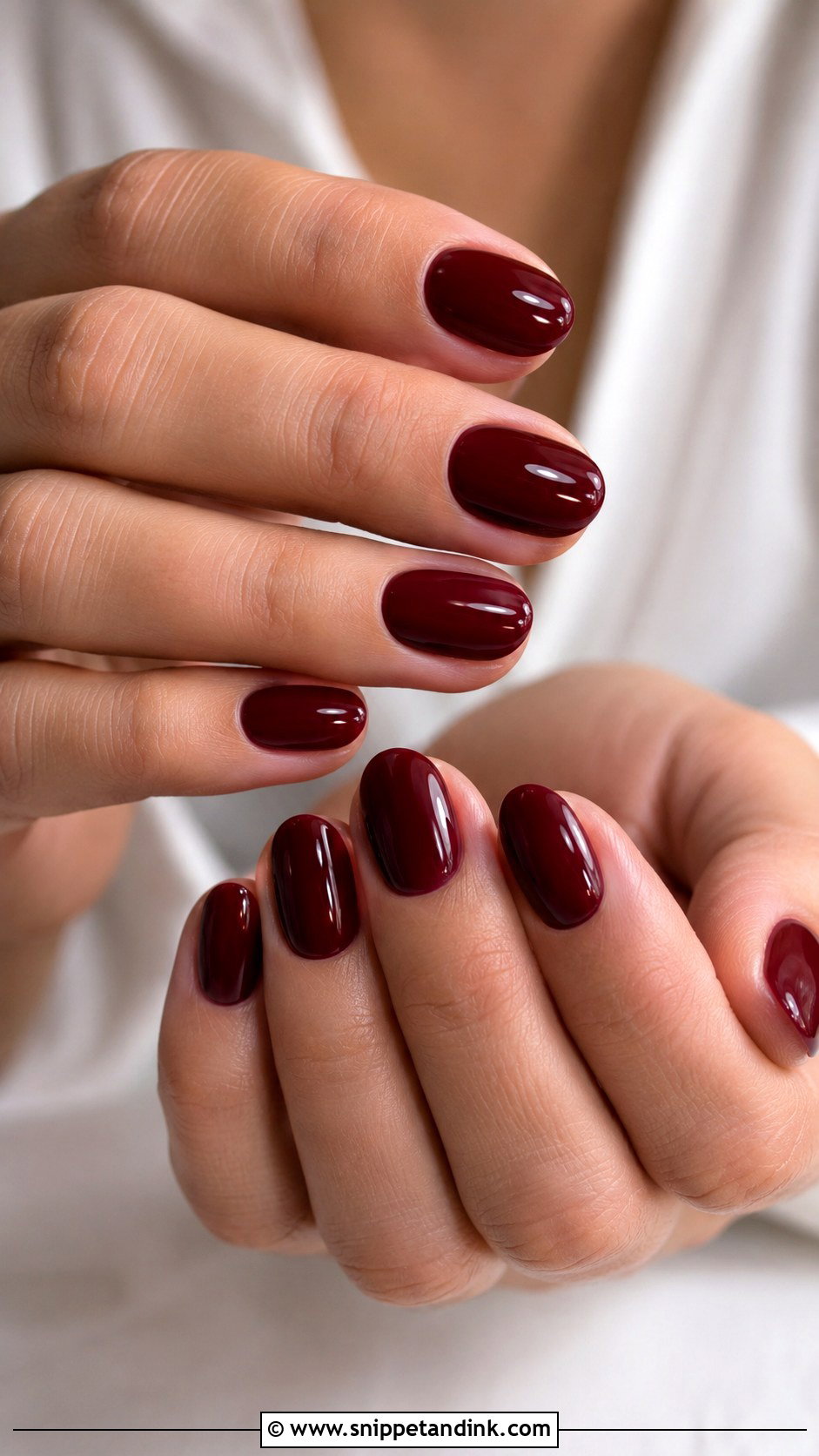 Burgundy Wedding Nails - Snippet and Ink - 20 Wedding Nails for Mother of the Bride