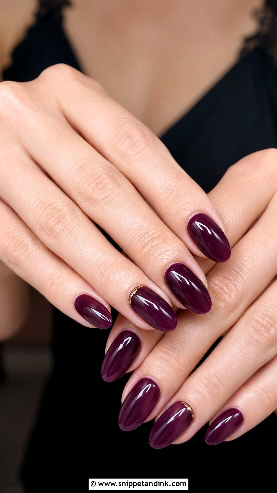 Burgundy Wedding Nails For Bride - Snippet and Ink - 20 Dark Wedding Nails for Bride