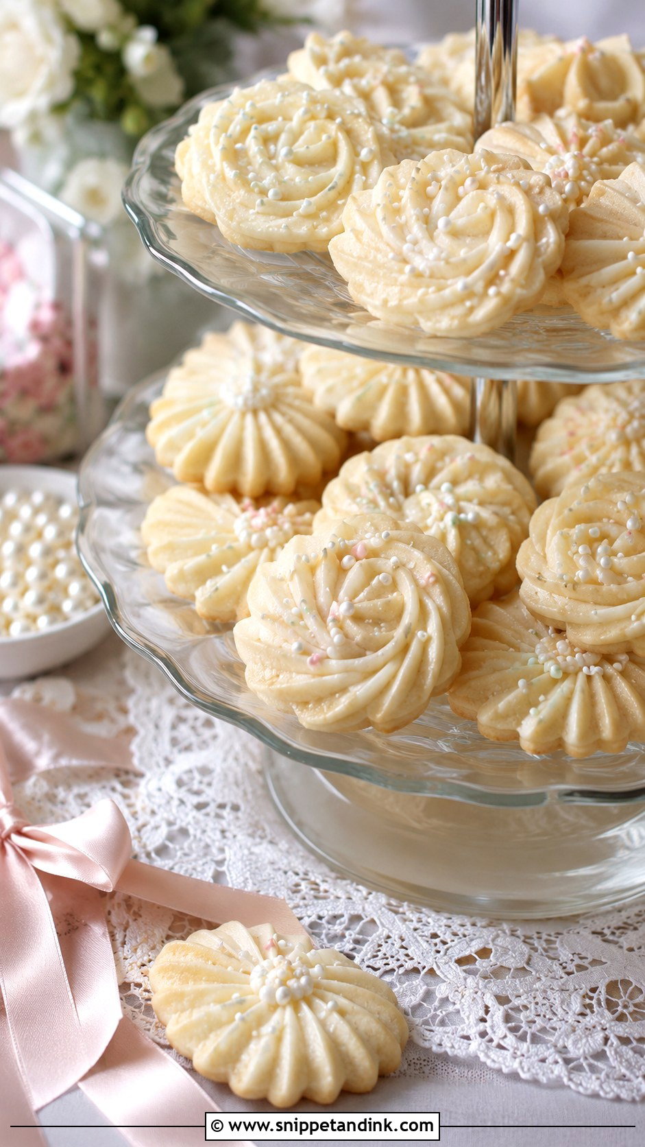 Butter Spritz Cookies - Snippet and Ink - 20 Vintage Wedding Cookies