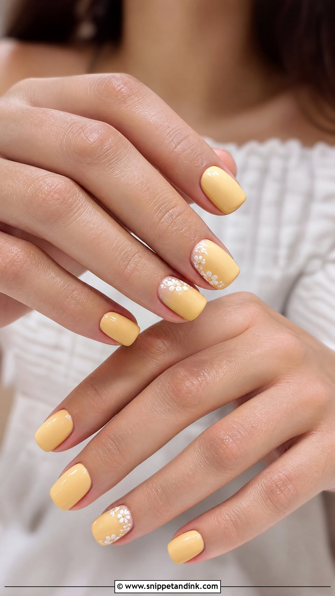Butter Yellow Summer Wedding Nails - Snippet and Ink - 25 Summer Wedding Nails