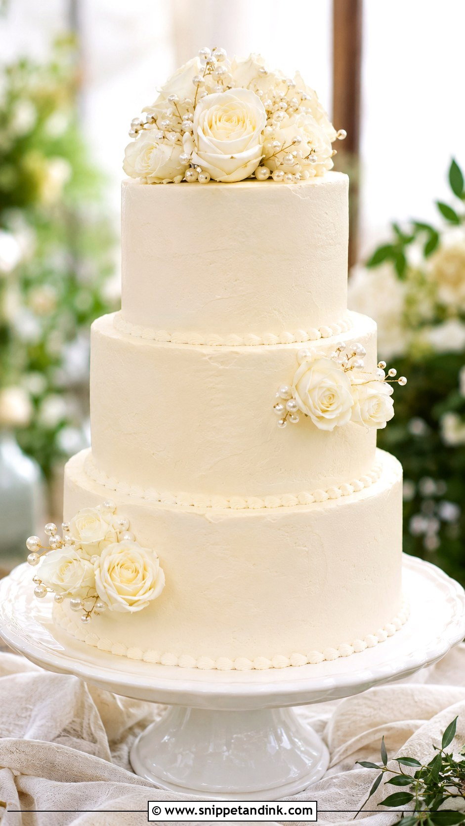 Buttercream Frosting Wedding Cake - Snippet and Ink - 20 Frosting for Wedding Cakes
