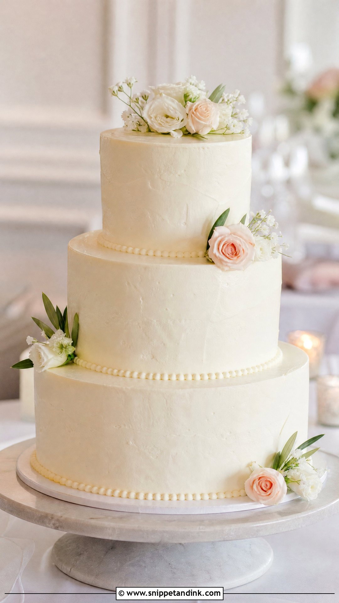 Buttercream Wedding Cake - Snippet and Ink - 20 Wedding Cake 2025