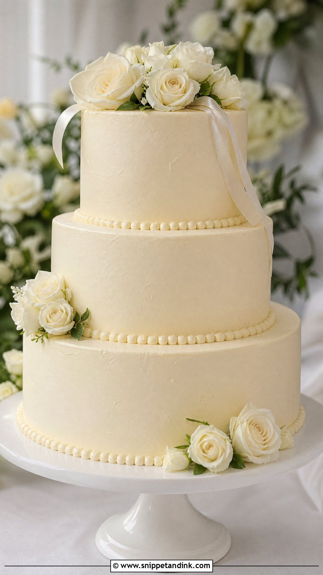 Buttercream Wedding Cake - Snippet and Ink - 25 Classy Wedding Cakes