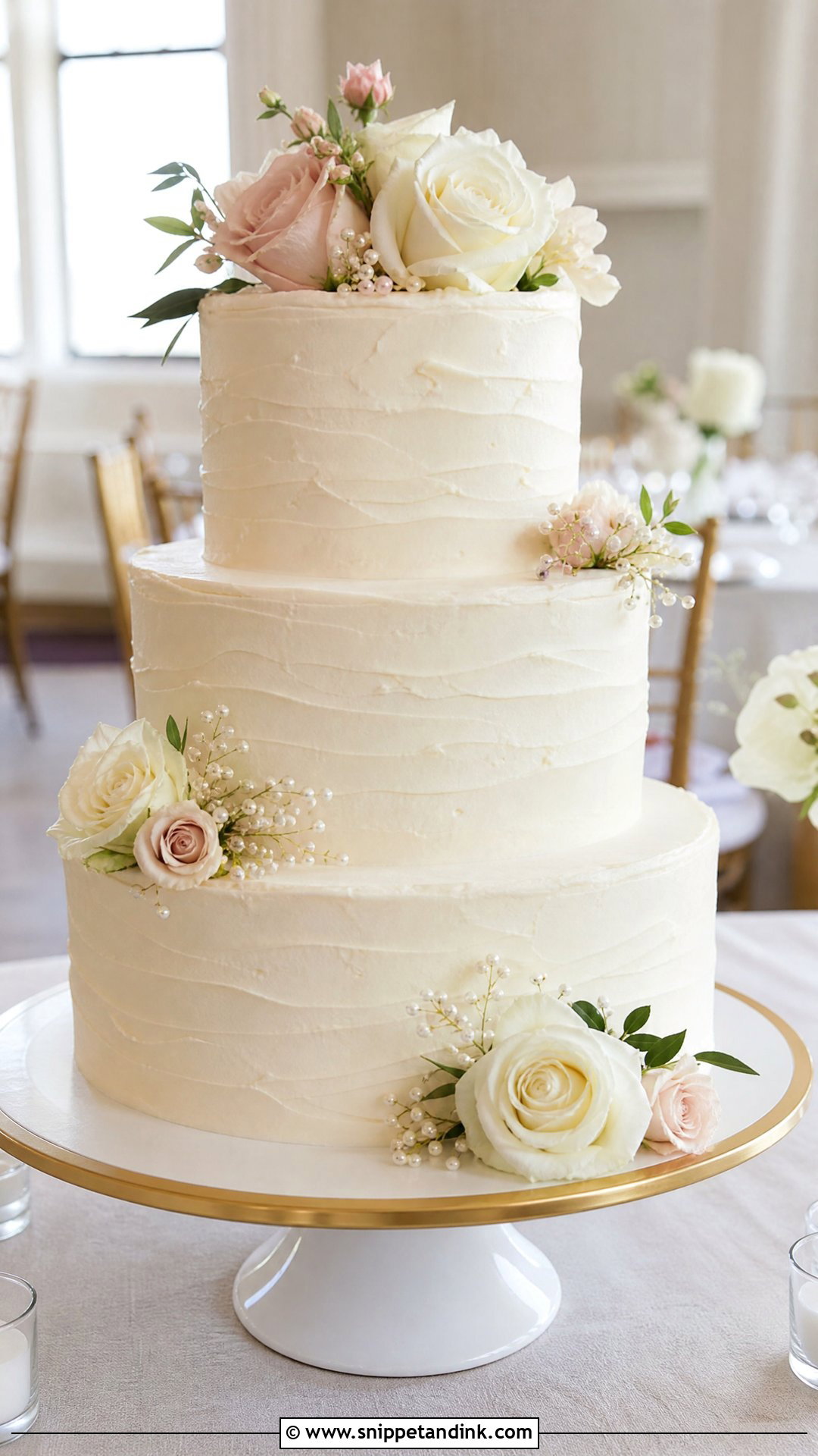 Buttercream Wedding Cake - Snippet and Ink - 25 Trending Wedding Cakes