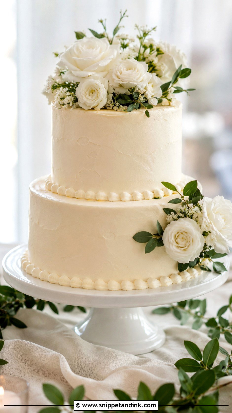 Buttercream Wedding Cake - Snippet and Ink - 25 Wedding Cake Gif