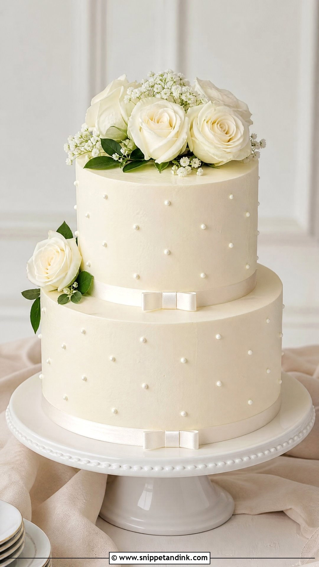 Buttercream Wedding Cake - Snippet and Ink - 30 Pretty Cake Ideas for Wedding