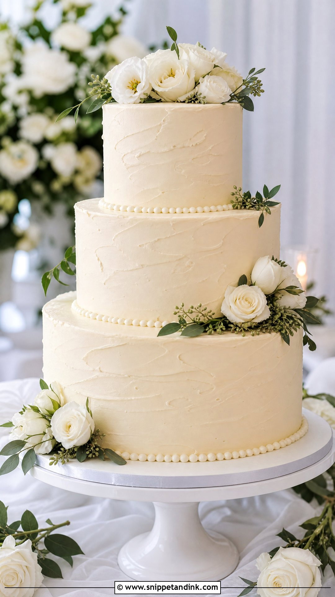 Buttercream Wedding Cake - Snippet and Ink - 35 Wedding Cakes
