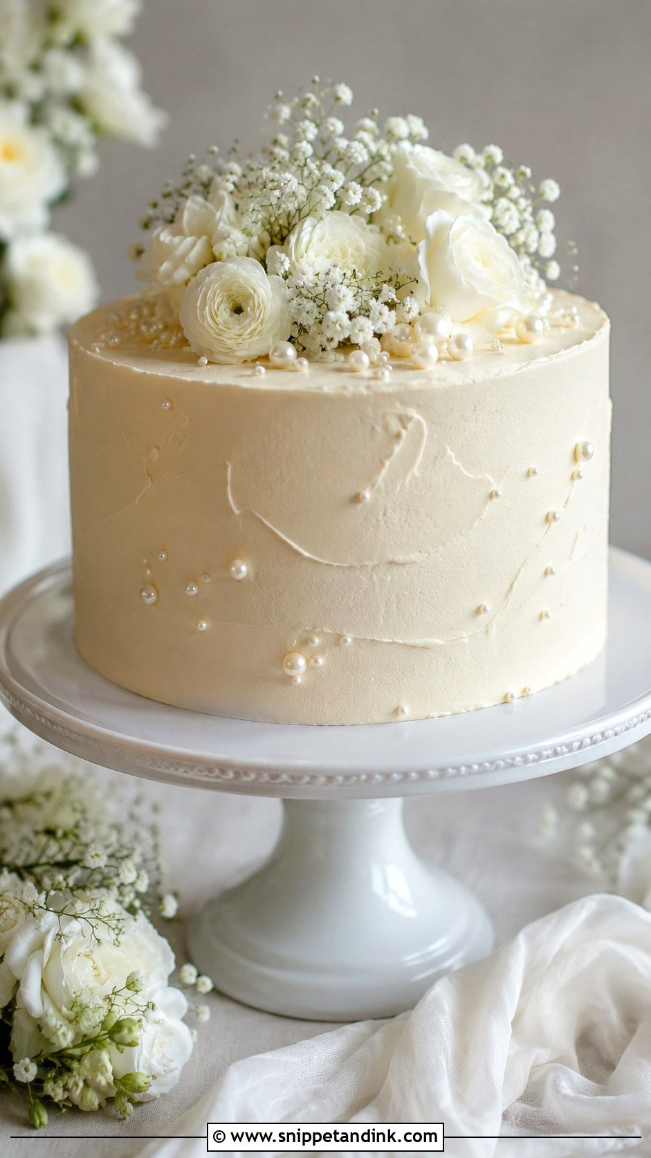 Buttercream Wedding Cake - Snippet and Ink - 20 Homemade Wedding Cake Ideas