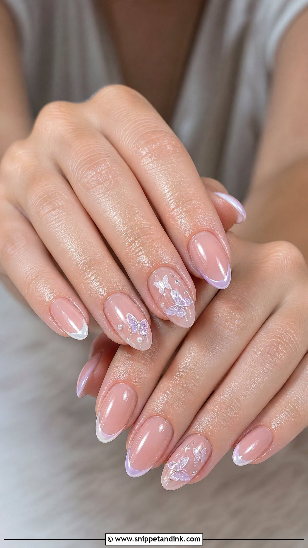Butterfly Wedding Nails - Snippet and Ink - 25 Fun Wedding Nails