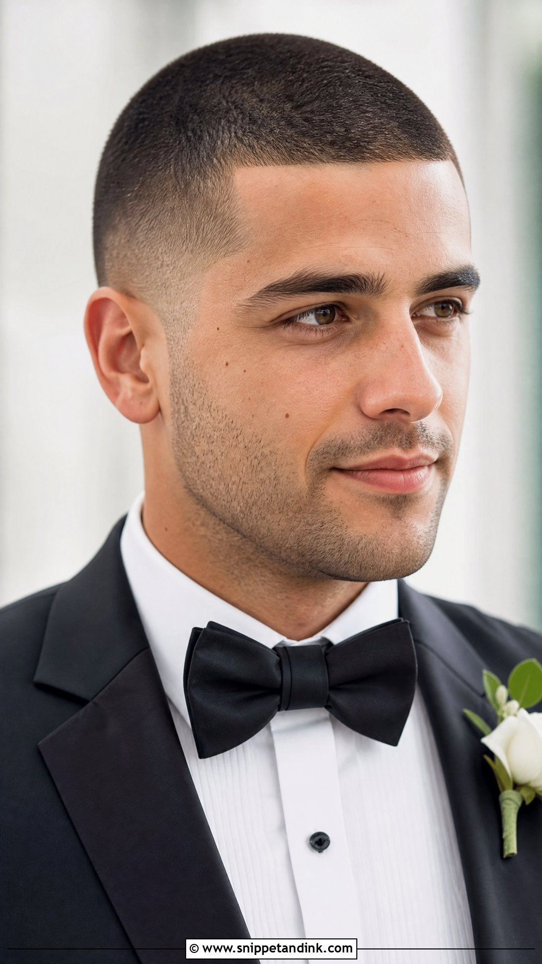 Buzz Cut Groom Wedding Hairstyle - Snippet and Ink - 15 Groom Wedding Hairstyle Men Ideas