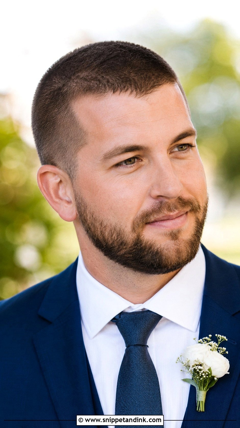 Buzz Cut for Grooms - Snippet and Ink - 25 Groom Hairstyle Men Ideas