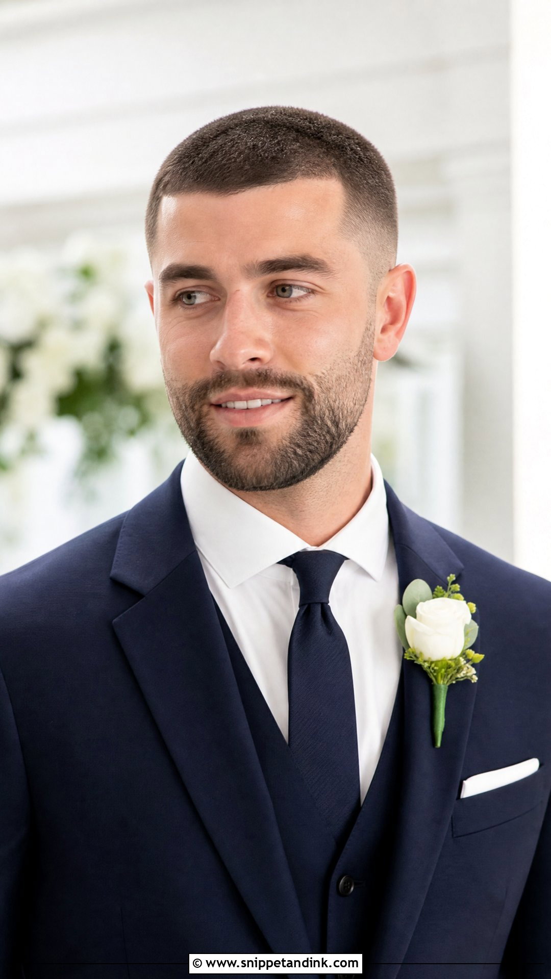 Buzz Cut for Grooms - Snippet and Ink - 20 Groom Hairstyle Ideas